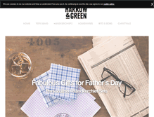 Tablet Screenshot of harrowandgreen.com